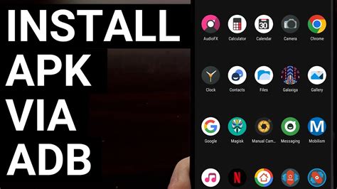 How to manually install app updates with APK files.